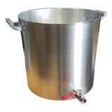 Olla De Aluminio N° 55 Con Canilla 130 Lts Cerveza Artesanal