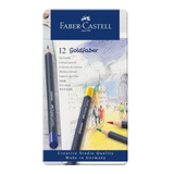 12 Lápices Colores Goldfaber Profesionales Faber Castell