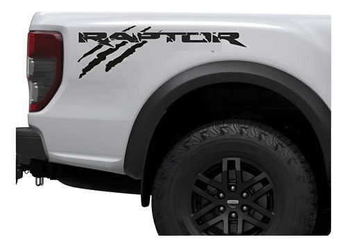 Calcomanias Raptor Garra P/ Batea Pickup Ranger 3 Pza Vinil