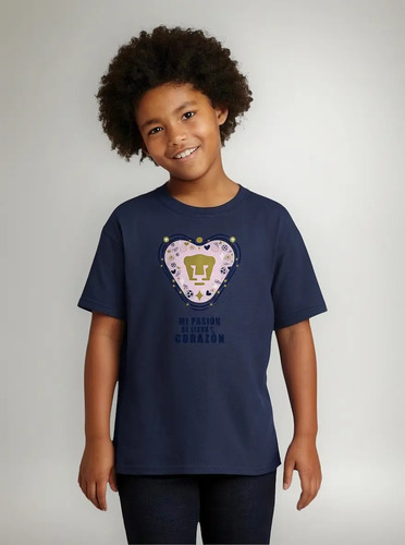 Jersey Playera Fútbol Pumas Unam Niño Niña Mi Pasión