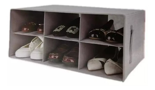 Caja Organizador De Zapatos 6 Divisiones