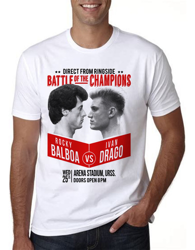 Remera Rocky Balboa Vs Ivan Drago