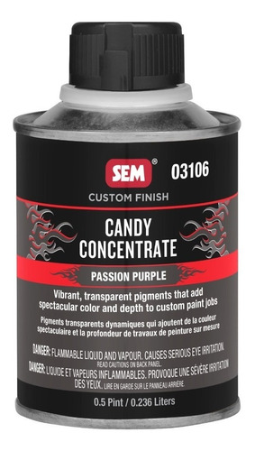 Pintura Concentrada Candy Passion Purple Sem 03106, Purpura