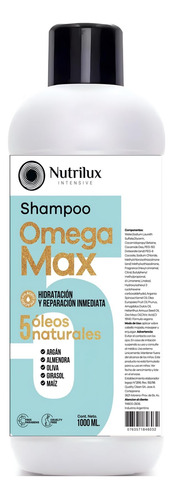 Shampoo Post Alisados 1 Litro Acido Post Tratamiento Luxury