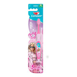 Escova Dental Macia Barbie Kids+ P Com Capa Protetora
