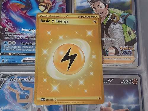 Basic Energy 257/198,original De Pokemon Tcg,energy Gold.