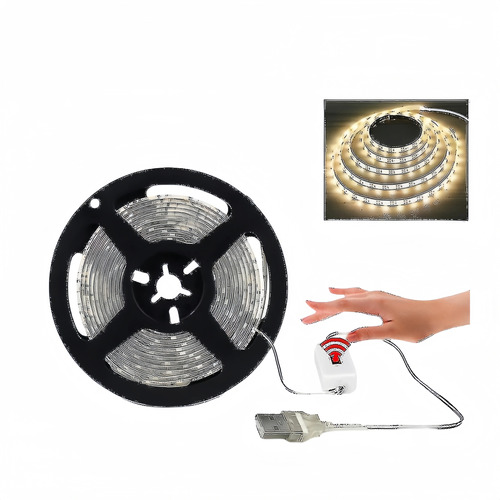 Tira Cinta Luces Led Con Sensor Para Cosina Baño Blanca 2m