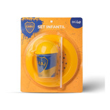 Set Infantil Plato + Vaso Boca Juniors