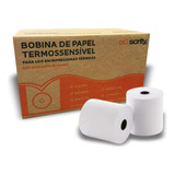 30 Bobinas Térmicas 80x40 Bobina Cupom Fiscal Impressora Pdv