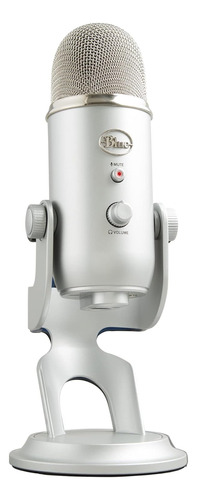 Microfone Condensador Usb Blue Yeti - Prata Silver - Usado