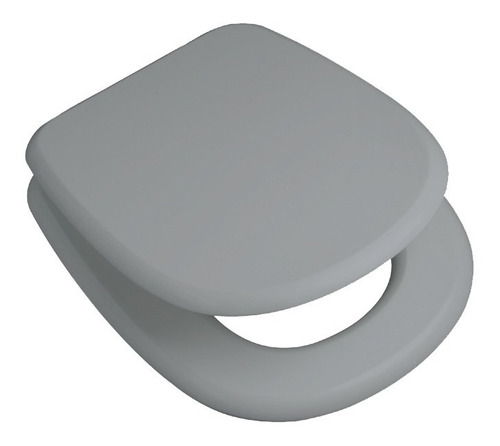 Asiento Inodoro Para Ferrum Adriatica Color Gris Mdf H Cr