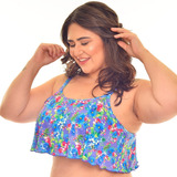 Biquini Cropped Top Avulso Do M 42 Ao Plus Size Até O 58