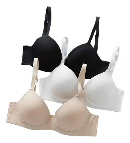 Set 3 Piezas Brassiere Con Varilla Mayoreo Copa A, B Y C | MercadoLibre