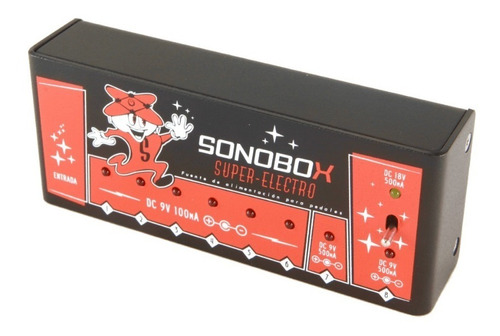 Fuente Multiple Sonobox Super Electro 8 Pedales - Oddity