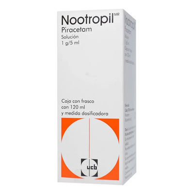 Nootropil Solucion 1 G Frasco C\u002F120 Ml - MOKSHA8 FARMACÉUTICA S. DE R.L. DE C.V. | Meses sin interés
