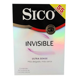 Condones Sico Invisible Ultra Sense Caja Con 55 Piezas