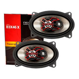 Alto Falante Bravox 4x6 Polegadas Triaxial B3x46x 100w Rms