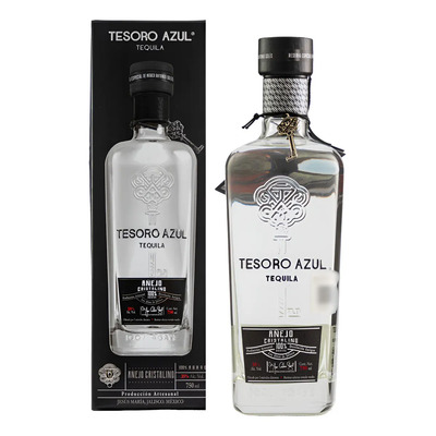 Tequila Tesoro Azul Añejo Cristalino (nt) 750 Ml