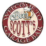 Bienvenido A La Mejor Cerveza Scotts Garage Bar Elegante Let