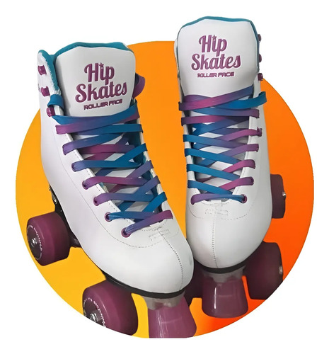 Hip Skates Marca Roller Face, En Color Blanco #24