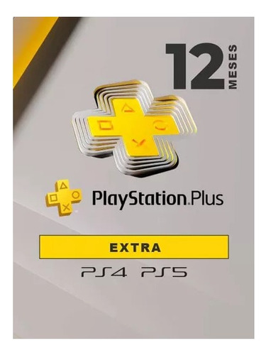 Playstation Plus 12 Meses Extra Ps5 O Ps4 + 400 Juegos