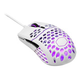 Mouse Gamer Cooler Master Óptico Alámbrico Usb Blanco Mate