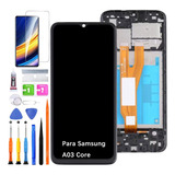 Pantalla Lcd Para Samsung A03 Core A032m Con Marco Original