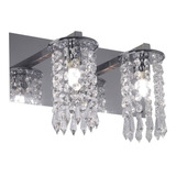 Aplique Pared Led Moderno Decorativo Caireles 2 Luces G9 Vg