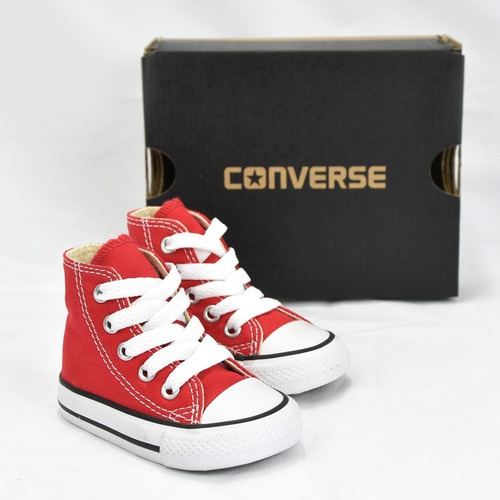 Converse Chuck Taylor Tenis Bota Rojo Bebe 100% Originales