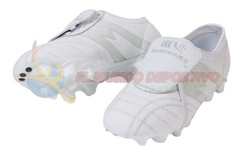 2215-zapato De Futbol Manriquez Profesional Total Blanco