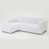 Funda L Sofa Izquierdo White