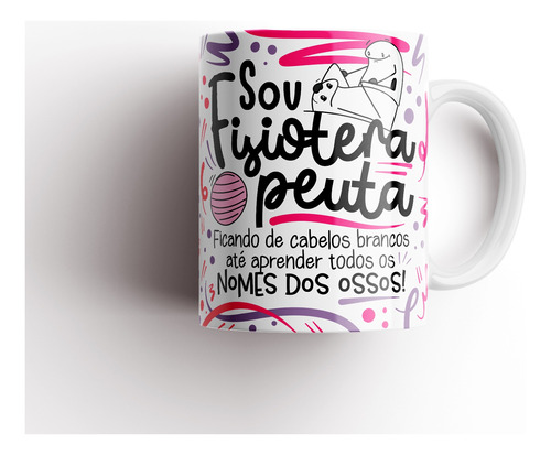 Caneca Profissão Meme C/ Caixinha Presente Xícara Profissões