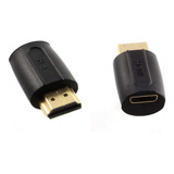 Axgear Hdmi Estándar Macho A Mini Hembra Adaptador Conector 