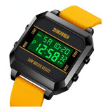 Reloj Electrónico Skmei Casual Square Para Hombre