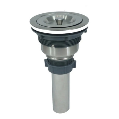 Contracanasta Para Fregadero Maxims Acero Inoxidable Tapa Hermética 3.5 Plateado