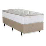 Cama Box De Solteiro Herval Joy, Espuma Alto Suporte