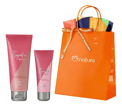 Natura Biografia Inspire Feminino Kit Presente Dia Das Mães