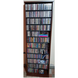 Biblioteca Vitrina Porta Cd Dvd Blu Ray Autitos 624 Unidades