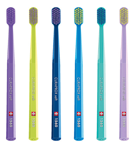 Curaprox Soft Toothbrush Cs 1560 - 6 Pack Sg_b00oyeka7q_us