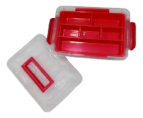 Caja Organizadora Multiuso Cuadrada Plastica