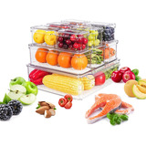 Organizadores Para Refrigerador/alacena Con Cubierta 10pcz