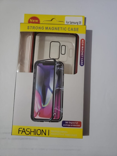 Funda Magnetica Aluminio Y Cristal Samsung S8/s8+/s9/s9+/s10