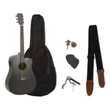 Kit Violão Eletroacústica De Aço Strinberg Serie Forest Fs4d