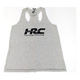 Remera Mujer Musculosa Hrc Gris T. S Orig Honda Centro Motos