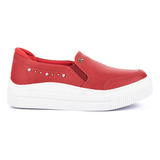 Tênis Slip On Feminino Kolosh Calce Fácil Solado Plataforma