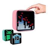 Parlante Mini Bluetooth Recargable Smart Pixel Retro Luces 