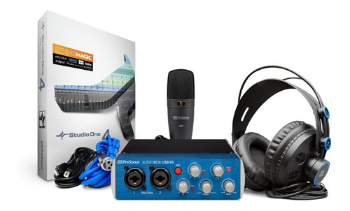 Presonus Audiobox 96 Studio Interfaz Audio Audífono Mic