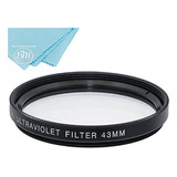 Filtro Uv 49mm Para Canon Eos M6, M6 Mark Ii, M50, M50 Mark