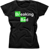 Playera Breaking Bad Logo Bb Mujer