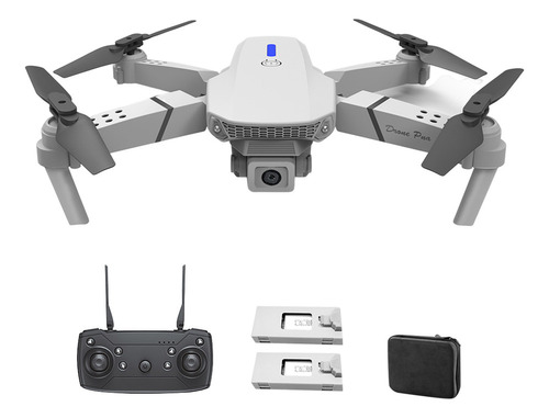 Bateria Rc Drone 2 Com Câmera Dupla Quadcopter E88 3.7v 4k